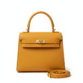 Maple Mustard Structured Handbag