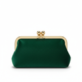 Maple Emerald Velvet Evening Clutch