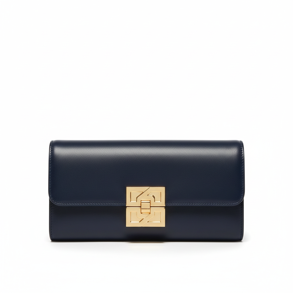 Maple Navy Evening Clutch