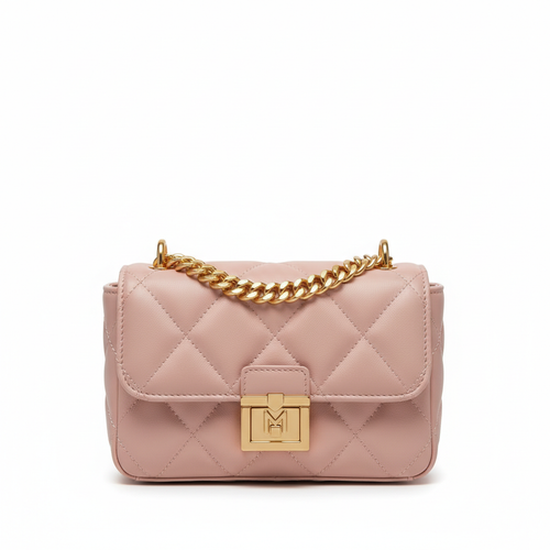 Maple Blush Quilted Chain Bag